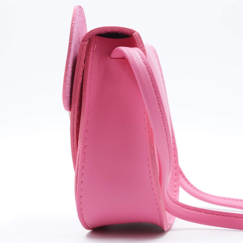HXQ Little Mouse Ear Bow Crossbody Purse,PU Shoulder Handbag for Kids Girls Toddlers(Rose Pink) - Image 3